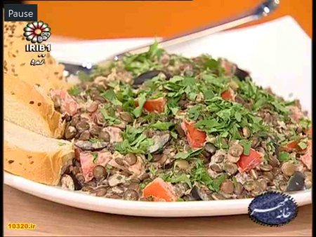 فیلم آموزش طرز تهیه سالاد عدس و ترخان
