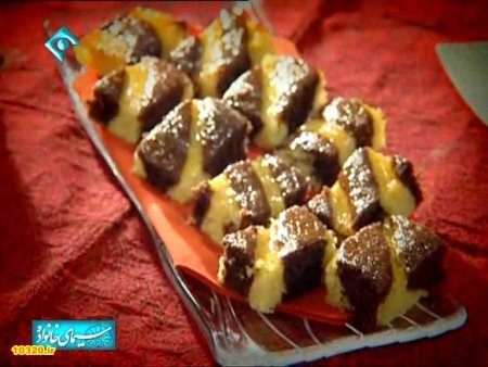 فیلم آموزش طرز تهیه کیک چای دو رنگ (Zebra Cake) زبرا کیک