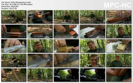 فیلم آموزش طرز تیز کردن چاقو (چهار)