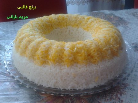 عکس -- ماهی سرخ شده و برنج قالبی