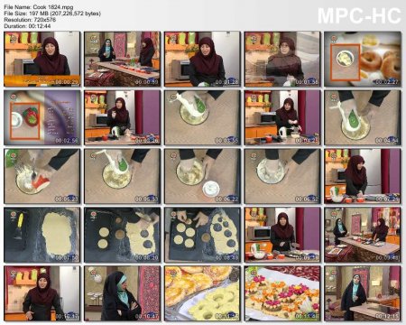 فیلم آموزش طرز تهیه کلوچه نان برنجی یزدی