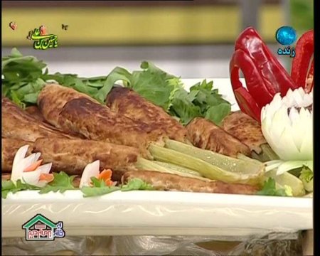 فیلم آموزش طرز تهیه کباب مرغ لقمه ای - مریم صرافها