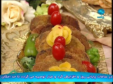 فیلم آموزش طرز تهیه شنیسل بادمجان (بدون گوشت) -  شیخ رضایی